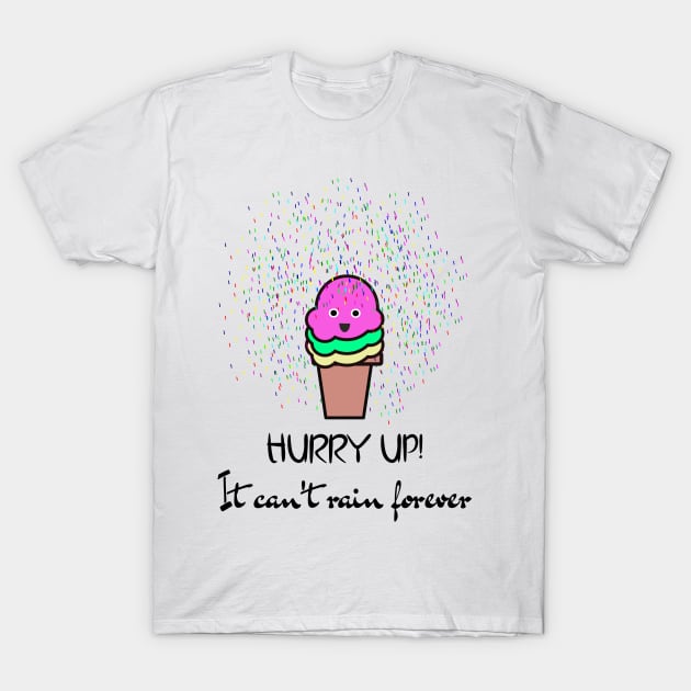 Don't you like the rain? T-Shirt by Kikkakop